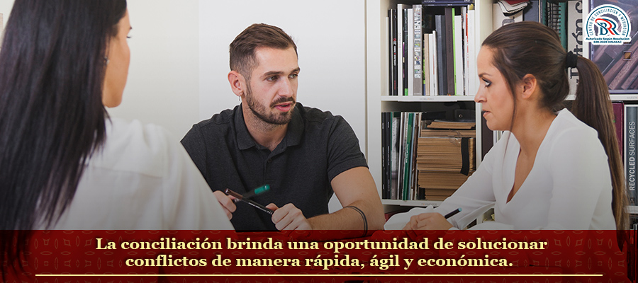 Pareja Soluciona sus Conflictos en Sala de Conciliación Alterna